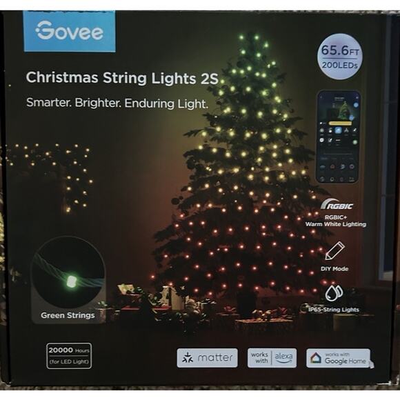 Brand NEW Govee Christmas String Lights 2 - Picture 2 of 10